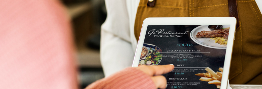 Digitalisation des menus
