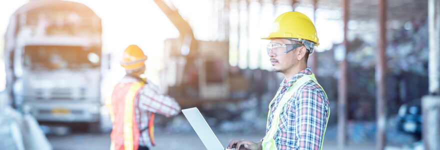 Casques de chantier