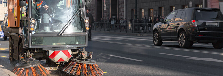 Balayage de route