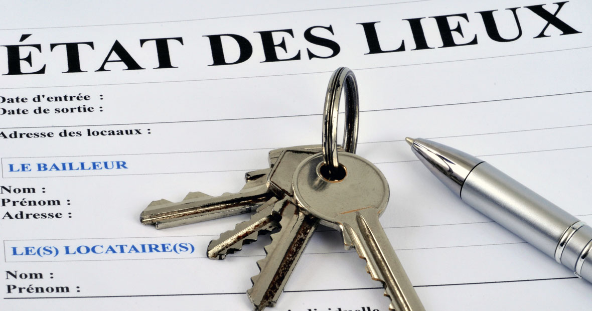 état des lieux d'entrée