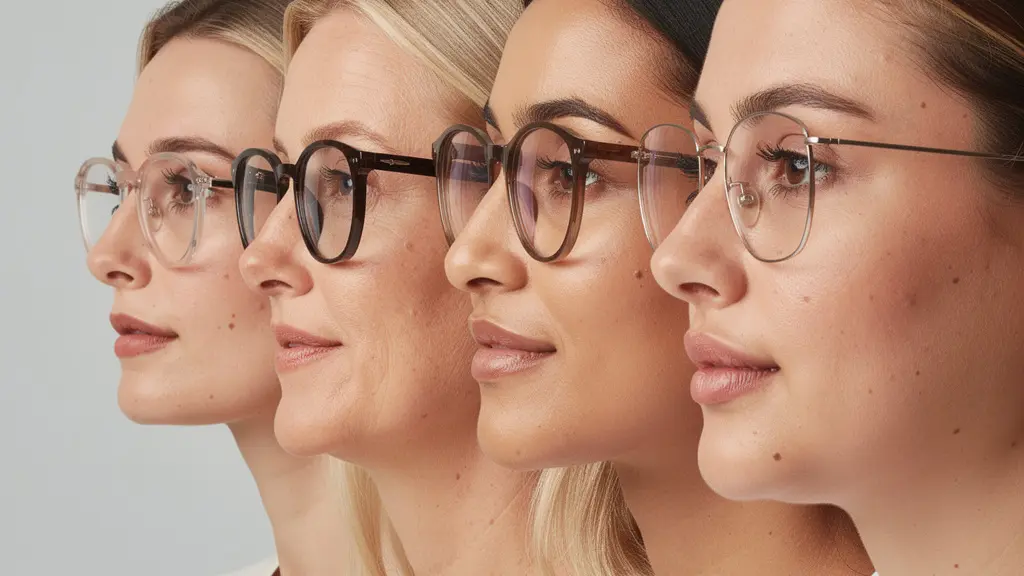 Comparaison des formes de visage et montures adaptées pour choisir ses lunettes