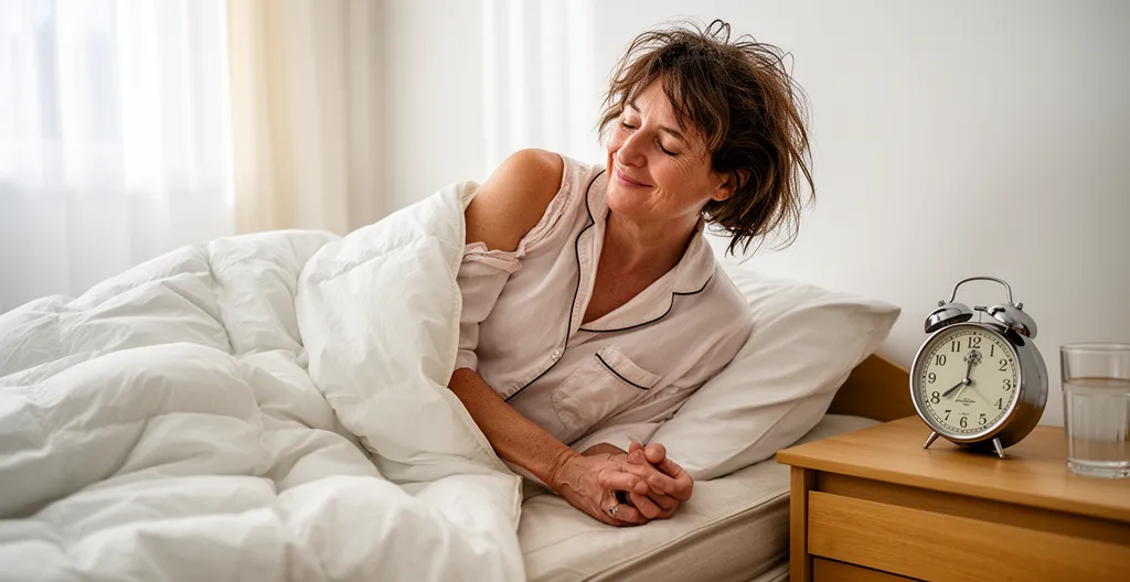 Personne se réveillant découverte car couette trop petite tirée d'un côté